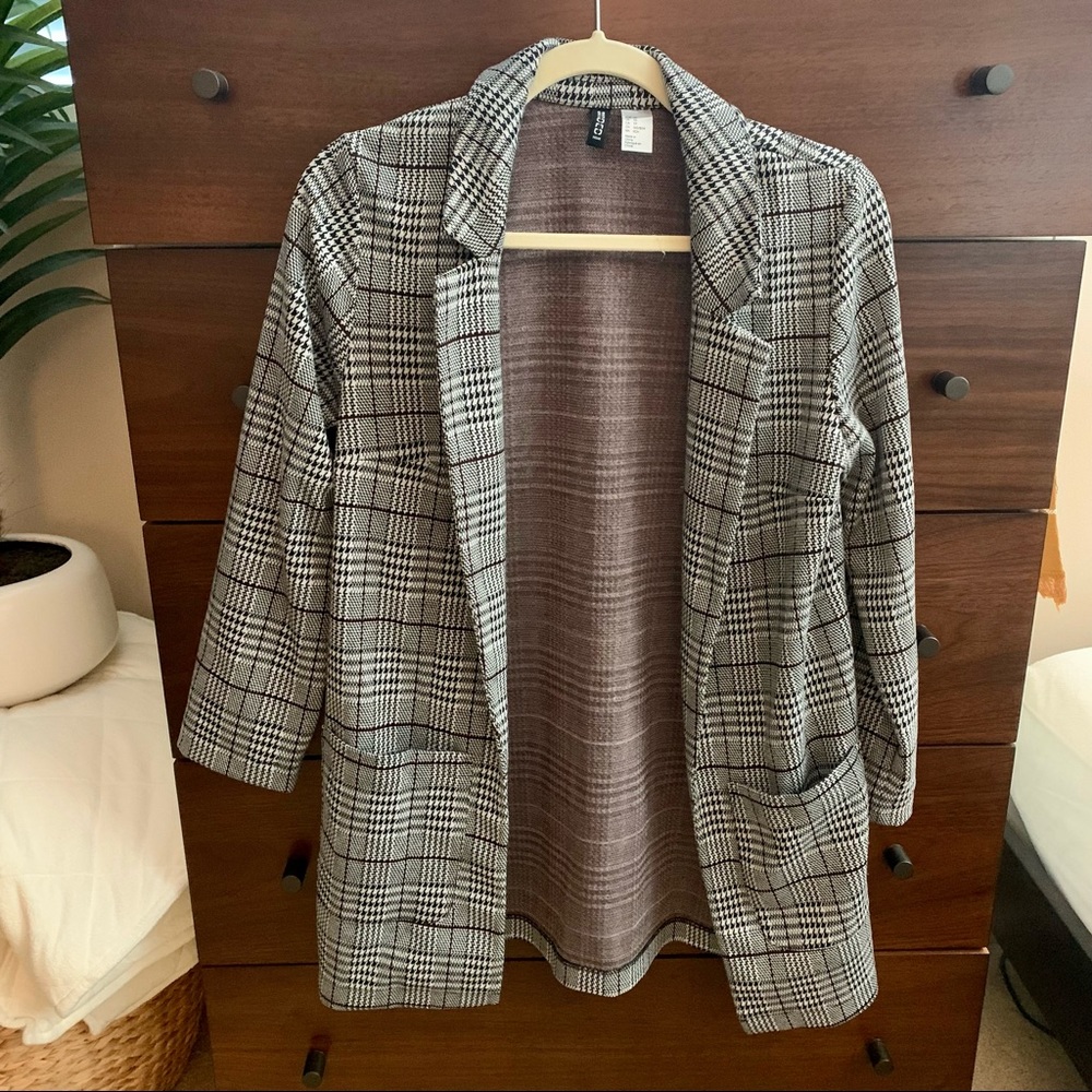 Plaid blazer